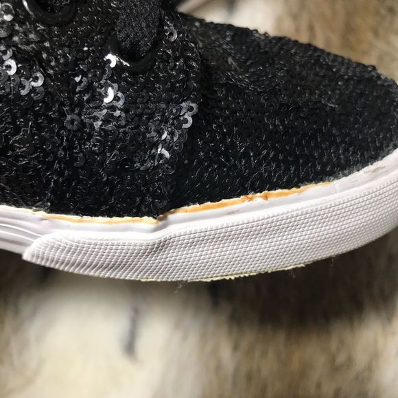 ❤️make a deal sale ❤️ SUPRA black sequence  high-top - Picture 8 of 8